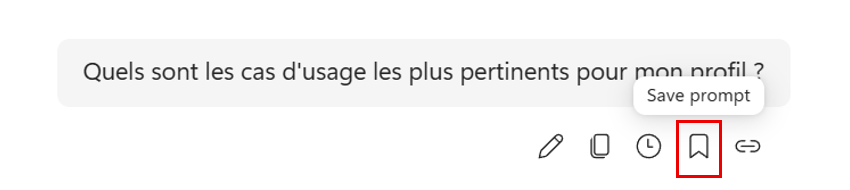 Enregistrer un prompt pour le réutiliser en un clic : étape 3