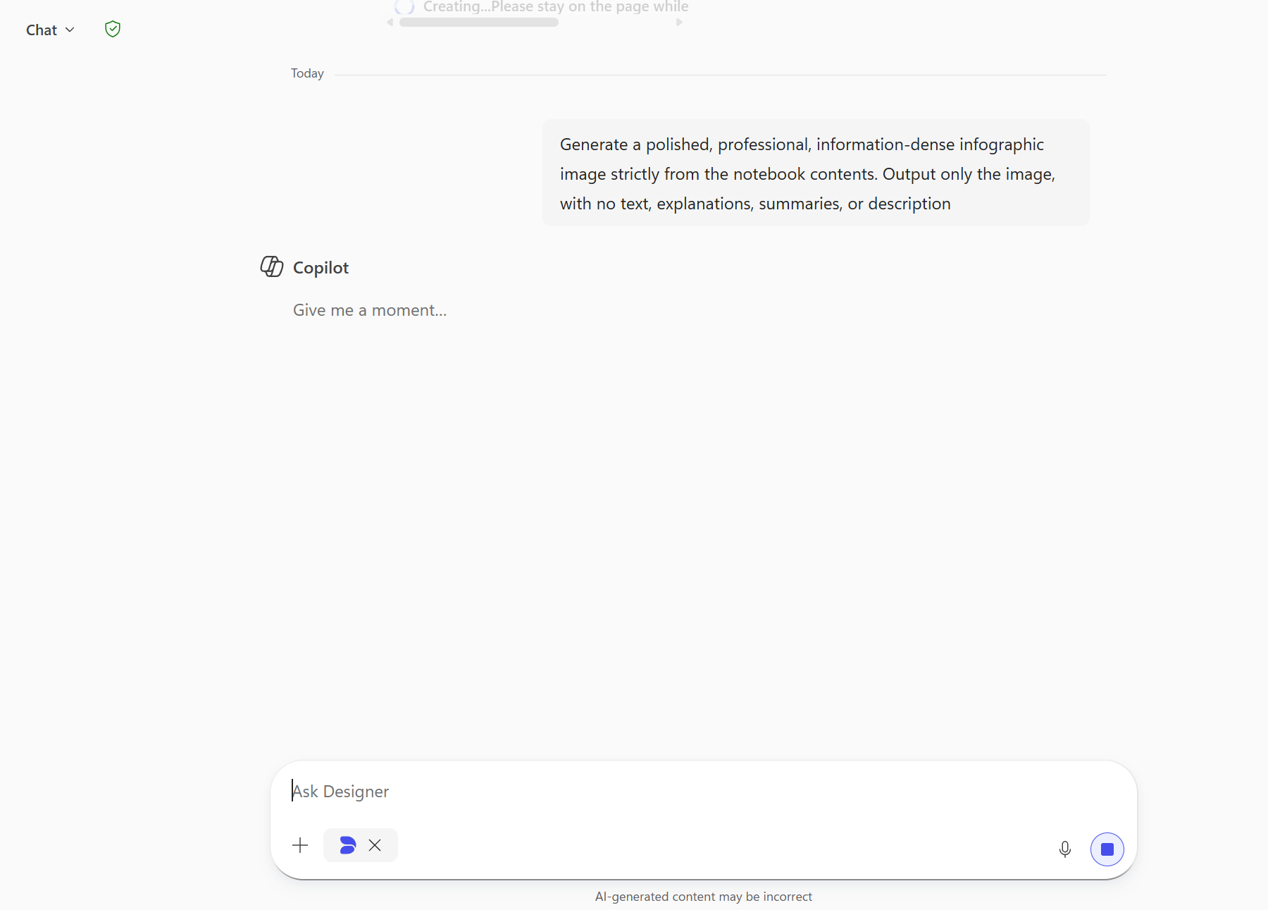 Créer une infographie depuis Notebooks, à partir de vos propres contenus : étape 4