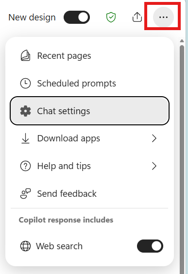 Personnaliser Copilot : Custom Instructions et Memories : étape 1
