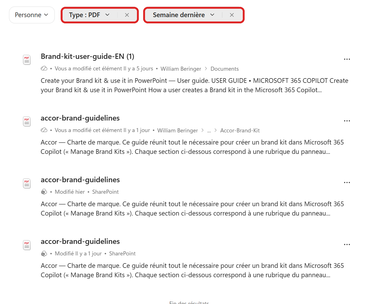 La Recherche Copilot : retrouvez le bon fichier en langage naturel : étape 4